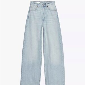ZARA | high waist extra wide jeans